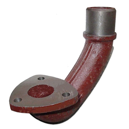 Aftermarket 3 Bolt Exhaust Elbow w/o Fins 824245M1